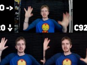 Logitech BRIO 4k vs. C922 vs. C920 1080p Quality Comparison in STUDIO light 9/16