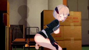 Roon is easy to spell (and a yandere) - Azur Lane - 3D Hentai / Koikatsu