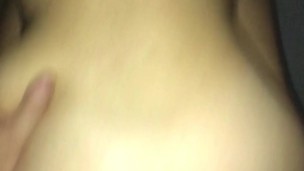Perfect ass college girl fucked in the window, takes cumshot doggy POV