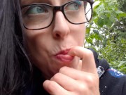 Anal Stretching With My Butt Plug In The Backyard 4/16