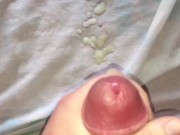 Большой слоу-мо камшот после 7 дней воздержания - Screenshot 8 of 16 - Straight Jerk Off