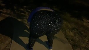 Bbw nearly getting caught!