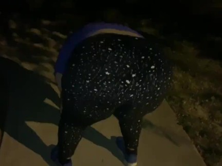 Bbw nearly getting caught!