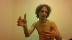 Topless Transgirl Showing Off Locking Thumbs