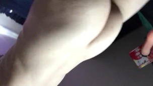 Showing ass & close ups of my tight pink asshole