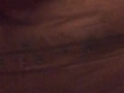 Diaper girl has night time diaper leak in bed 