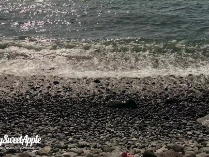 Two Cumshot with Public Flashes and Shower Sex -Amateur Couple MySweetApple