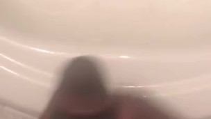 Dirty talk & masturbating ends in huge cumshot.