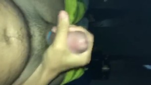 College hunk teases and cums all over 
