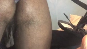 Ass get fucked by dildo