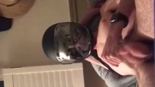 Headless helmet hand fuck
