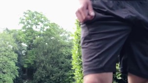 from SOFT to HARD COCK ** after Jogging **