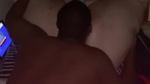Sexy black man eats bbw pussy 