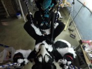 Murrsuiter gets pegged hard by a dominatrix in a swing 11/16