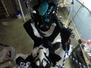 Murrsuiter gets pegged hard by a dominatrix in a swing 14/16