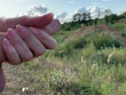 nice tight pussy nature outside fuck risky public sunny in a park cumshort 4/16
