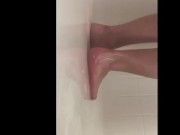 Sexy feet take a shower 5/16