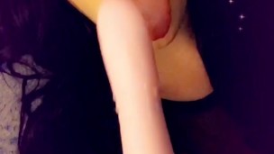 Please shove your big hard cock in my pretty little mouth~