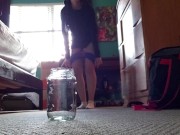 Quenching Jar Piss Over The Carpet 3/16