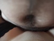 Young student in black garters takes my hard dick - Pinupbutther 9/16