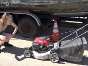 Broken Lawnmower