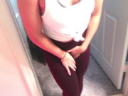 TEEN SOAKS BF IN PISS AFTER GYM (PISSING FETISH) 4/16