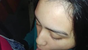 BJ inside Camper