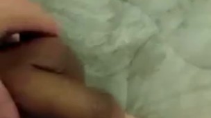 Transgirl Cutie Post-Orgasm w/Painted Fingernails