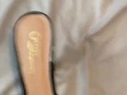Cum in girlfriend heels