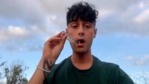 Task for sub boy - Eat your master´s cum from the bottle at the public