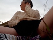 shantastic natural hairy milf smoking outdoors happy birthday to me 5/16