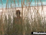 Gangbang at the beach 1/16