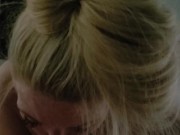 Afternoon Blowjob Blonde MILF Hotwife