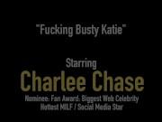 Busty Milf Charlee Chase Dick Fucks Katie Cummings In Bed! 1/16