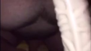 Sucking off wife’s remaining pussy juices & cumshot on freshly used dildo.