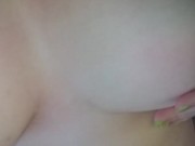 BBW tittie rub