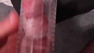 Been using a penis pump on my cock almost as big as the machine 