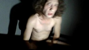 Transgirl, Cum-Covering Myself Watching Porn; Buttplug in My Asshole