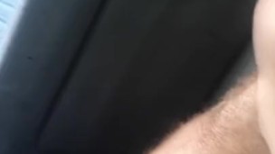 My super horny cock cums & it oozes thru my form fitting underwear