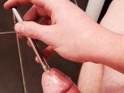 Getting confident at sounding my cock 5/16