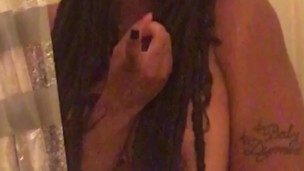 Watch her FUCK HERSELF in the Kitchen and Shower Juicy PUSSY Compilation
