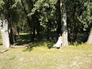 Rapunzel WITHOUT PANTIES in Public Park(Part 1)