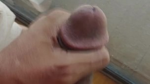 Window cum while watching porn 2nd orgasm of the day