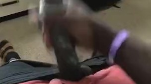 BBC Getting jacked off cocoa butter