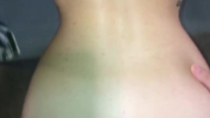 Sneaky sex in parents basement - amateur babe makes him cum inside her