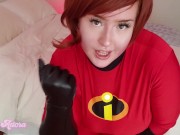 Elastigirl Mrs.Incredible expands and twerks her big ass in your face 15/16