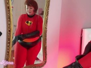 Elastigirl Mrs.Incredible expands and twerks her big ass in your face 3/16