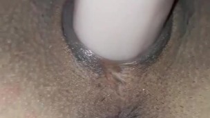 WET PUSSY MASTURBATION WITH DILDO!!!