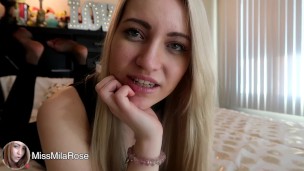 Hot Blonde Humiliate's Your Small Penis