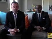 Kinky teen gobbles long black shlong 1/16